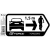 nálepka FORCE SAFETY na auto 184 x 84 mm černá nálepka FORCE SAFETY na auto 184 x 84 mm černá