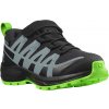 Salomon XA Pro V8 CSWP K 414373 black/black/green dětské nízké nepromokavé boty - 28 EUR Salomon XA Pro V8 CSWP K 414373 black/black/green dětské nízké nepromokavé boty - 28 EUR