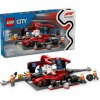 LEGO City 60443 Zastávka v boxoch F1 a mechanici s pretekárskym autom Ferrari LEGO City 60443 Zastávka v boxoch F1 a mechanici s pretekárskym autom Ferrari