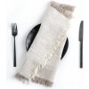 Tom Linen Prestieranie so strapcami Warsa Natural 30x40 cm Tom Linen Prestieranie so strapcami Warsa Natural 30x40 cm
