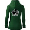 Apalucha chalupa - Mikina dámska trendy zipper s kapucňou - XS ( Fľaškovozelená ) Apalucha chalupa - Mikina dámska trendy zipper s kapucňou - XS ( Fľaškovozelená )