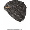 čiapky dámska Progress MADLÁ pletená čierny melír čiapky dámska Progress MADLÁ pletená čierny melír