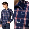 Wrangler pánska košeľa one pocket shirt in red indigo 112357221 tmavomodrá