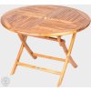FaKOPA s. r. o. VASCO - skladací stôl z teaku gulatý Ø 120 cm, teak FaKOPA s. r. o. VASCO - skladací stôl z teaku gulatý Ø 120 cm, teak
