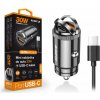 Aligator mini nabíječka do auta Power Delivery 30W, USB-C + USB-A, USB-C/USB-C kabel (CHPD0007) Aligator mini nabíječka do auta Power Delivery 30W, USB-C + USB-A, USB-C/USB-C kabel (CHPD0007)