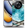 Picasee silikónové Realme 11 Pro+ - Blue geometry čierne