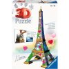 RAVENSBURGER 3D puzzle Eiffelova věž (Love Edition) 216 dílků RAVENSBURGER 3D puzzle Eiffelova věž (Love Edition) 216 dílků