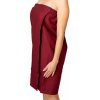 EVei Kilt do sauny dámsky, vaflový Bordo,75 cm x 150cm, EVei Kilt do sauny dámsky, vaflový Bordo,75 cm x 150cm,