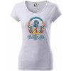 Music is my life slúchadlá - Dámske tričko Pure - 3XL ( Svetlosivý melír ) Music is my life slúchadlá - Dámske tričko Pure - 3XL ( Svetlosivý melír )