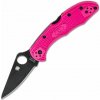 Spyderco C11FPPNS30VBK Delica 4 Lightweight Black-Pink vreckový nôž 7,4 cm, čierna, ružová, FRN Spyderco C11FPPNS30VBK Delica 4 Lightweight Black-Pink vreckový nôž 7,4 cm, čierna, ružová, FRN