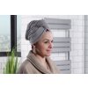 Rýchloschnúci turban na vlasy NERA tmavo šedý Rýchloschnúci turban na vlasy NERA tmavo šedý