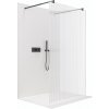CERANO - Sprchová zástena Walk-in Onyx Duo Ľ/P - 8 mm - guľatá vzpera - čierna matná, ryhované sklo - 50x200 cm CERANO - Sprchová zástena Walk-in Onyx Duo Ľ/P - 8 mm - guľatá vzpera - čierna matná, ryhované sklo - 50x200 cm