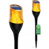 Solárna zatĺkacia lampa Lumiled čierna 65 cm 1 ks Solárna zatĺkacia lampa Lumiled čierna 65 cm 1 ks