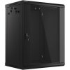 Nástenný rack 19'' 15U 600X450mm čierny flat pack, WF01-6415-10B Nástenný rack 19'' 15U 600X450mm čierny flat pack, WF01-6415-10B