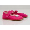 Barefoot dievčenské papuče BEDA PINK SHINE BAL Veľkosť: 29 Barefoot dievčenské papuče BEDA PINK SHINE BAL Veľkosť: 29