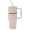 KRÁSNÝ DEN - růžový cestovní termohrnek 900 ml KRÁSNÝ DEN - růžový cestovní termohrnek 900 ml