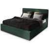 Wilsondo Manželská čalúnená posteľ s úložným priestorom Parmelia 180x200 - zelená Wilsondo Manželská čalúnená posteľ s úložným priestorom Parmelia 180x200 - zelená