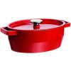 PYREX Slow Cook panvica oválna s vekom červená 29 cm PYREX Slow Cook panvica oválna s vekom červená 29 cm