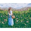 ZUTY Maľovanie podľa čísel DIEVČA ZBIERAJÚCE KVETY DO KOŠÍKA Rámovanie vypnuté plátno na rám Rozmer 80x100 cm ZUTY Maľovanie podľa čísel DIEVČA ZBIERAJÚCE KVETY DO KOŠÍKA Rámovanie vypnuté plátno na rám Rozmer 80x100 cm
