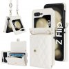 Peňaženkové puzdro Diamond Card case biele – Samsung Galaxy Z Flip 6 / Z Flip 7 FE Peňaženkové puzdro Diamond Card case biele – Samsung Galaxy Z Flip 6 / Z Flip 7 FE