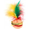 Hračka pre mačky Crinkle Burger s pierkami - 1 ks Hračka pre mačky Crinkle Burger s pierkami - 1 ks