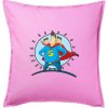 Ocko superman - chlapec a chlapec - Vankúš 50x50 - 50x50 - Vrátane výplne ( Ružová ) Ocko superman - chlapec a chlapec - Vankúš 50x50 - 50x50 - Vrátane výplne ( Ružová )