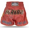 Muay Thai trenky Buakaw BSH1 červeno-zlaté Veľkosť: L Muay Thai trenky Buakaw BSH1 červeno-zlaté Veľkosť: L