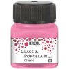 KREUL farby na sklo, keramiku a porcelán 20ml Farba: Pink transparent KREUL farby na sklo, keramiku a porcelán 20ml Farba: Pink transparent