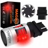 LED ŽIAROVKA P27W 3156 CANBUS MAGALL FAN-CAN SILNÁ ČERVENÁ BRZDOVÁ 12V LED ŽIAROVKA P27W 3156 CANBUS MAGALL FAN-CAN SILNÁ ČERVENÁ BRZDOVÁ 12V