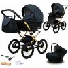 Kočík 3v1 BabyLux Margaret Gold Black Grey Kočík 3v1 BabyLux Margaret Gold Black Grey