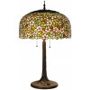 Clayre & Eef Farebná stolná lampa Tiffany Flower Garden - Ø 46*72cm E27/max 2x60W - Clayre & Eef Clayre & Eef Farebná stolná lampa Tiffany Flower Garden - Ø 46*72cm E27/max 2x60W - Clayre & Eef