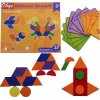 TANGRAM DREVENÉ PUZZLE GEOMETRICKÉ TVARY KARTY LOGICKÁ HRA MONTESSORI TANGRAM DREVENÉ PUZZLE GEOMETRICKÉ TVARY KARTY LOGICKÁ HRA MONTESSORI