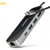 AXAGON HMC-6GLN, USB 5Gbps hub, 2x USB-A, USB-C, HDMI 4k/60Hz, RJ-45 GLAN, PD 100W, kábel USB-C 20cm Axagon AXAGON HMC-6GLN, USB 5Gbps hub, 2x USB-A, USB-C, HDMI 4k/60Hz, RJ-45 GLAN, PD 100W, kábel USB-C 20cm Axagon