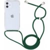 AppleKing transparentný kryt so šnúrkou pre iPhone 12 / 12 Pro - tmavozelený - možnosť vrátiť tovar ZADARMO do 30tich dní AppleKing transparentný kryt so šnúrkou pre iPhone 12 / 12 Pro - tmavozelený - možnosť vrátiť tovar ZADARMO do 30tich dní