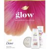 Dove Glow Dove Advanced Care Glowing sprchový gél 225 ml + Dove Body Love Glow telové mlieko 250 ml + Dove podnos 1 ks kozmetická sada Dove Glow Dove Advanced Care Glowing sprchový gél 225 ml + Dove Body Love Glow telové mlieko 250 ml + Dove podnos 1 ks kozmetická sada