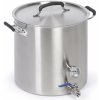 Nerezový hrniec s výpustným ventilom, 360 x 360 mm, 36 l Nerezový hrniec s výpustným ventilom, 360 x 360 mm, 36 l