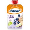 Sunar kašička ovocné vrecko čučoriedka, jablko, ovsené vločky 6m+, 120g Sunar kašička ovocné vrecko čučoriedka, jablko, ovsené vločky 6m+, 120g