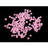 Plastové voskové korálky / perly Glance Ø3 mm ružová 10g Plastové voskové korálky / perly Glance Ø3 mm ružová 10g