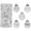 Rea Vianočné ozdoby na stromček biele 30ks sysd1688-057 Rea Vianočné ozdoby na stromček biele 30ks sysd1688-057