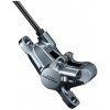 Shimano DEORE BR-MT6000 predný/zadný polymérový strieborný
