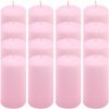 Ružová parafínová sviečka 10 cm, 20 h horenia, sada 16 ks Ružová parafínová sviečka 10 cm, 20 h horenia, sada 16 ks