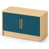 OPTIMA Skrinka S, výška 55 cm modrá emerald OPTIMA Skrinka S, výška 55 cm modrá emerald