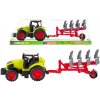 Traktor s poľnohospodárskym prívesom Traktor s poľnohospodárskym prívesom