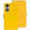 Peňaženkové kožené puzdro IDEWEI na Oppo A58 5G - Žltá Peňaženkové kožené puzdro IDEWEI na Oppo A58 5G - Žltá