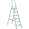Elkop Jednostranný hliníkový rebrík, 5 priečok Elkop Jednostranný hliníkový rebrík, 5 priečok
