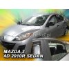 Deflektory na Mazda 3 Sedan 2009-2013 (+zadné) Deflektory na Mazda 3 Sedan 2009-2013 (+zadné)