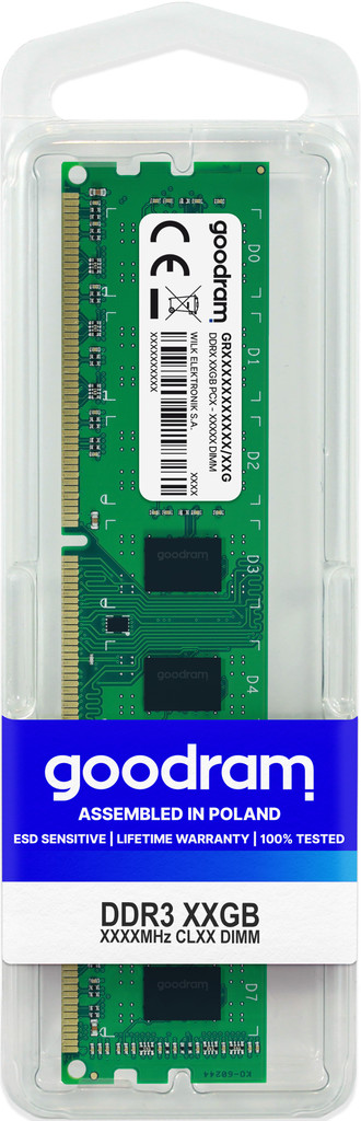 Goodram 4GB 1600MHz CL11 GR1600D364L11S/4G