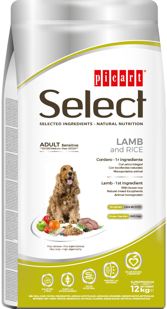 Select Lamb and rice 12 kg