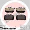 Sada brzdových platničiek kotúčovej brzdy ZIMMERMANN 20961.160.1 Sada brzdových platničiek kotúčovej brzdy ZIMMERMANN 20961.160.1