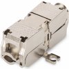 DIGITUS Prepojovacia spojka Cat6A, tienena STP, tool free zárezová, strieborna DN-93909 DIGITUS Prepojovacia spojka Cat6A, tienena STP, tool free zárezová, strieborna DN-93909